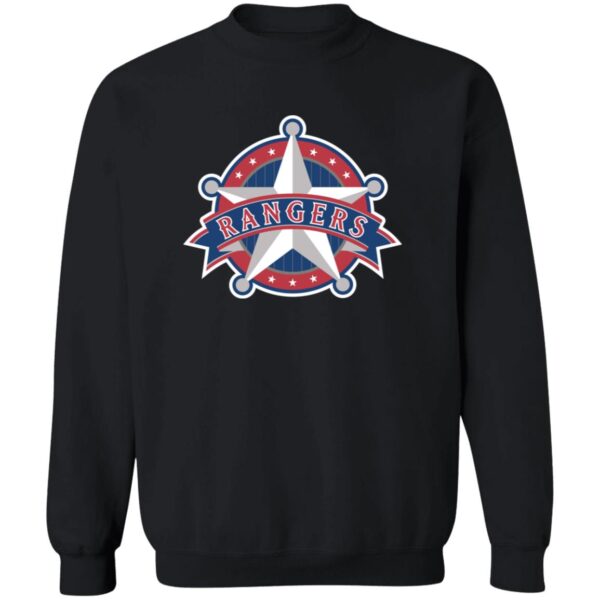 Texas Rangers Baseball Unisex Sizing Blend Material Crewneck Pullover Sweatshirt - Image 4