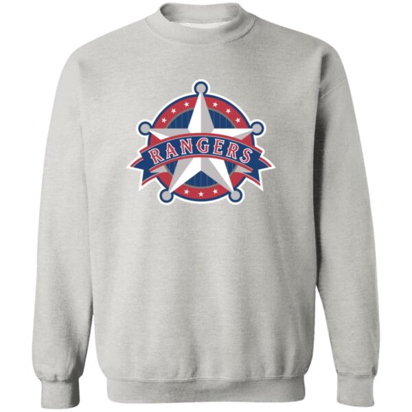 Texas Rangers Baseball Unisex Sizing Blend Material Crewneck Pullover Sweatshirt