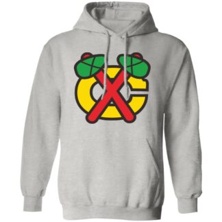 Chicago Blackhawks Ice hockey Unisex Sizing Blend Material Pullover Hoodie