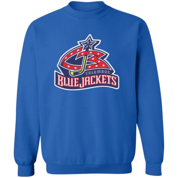 Columbus Blue Jackets Ice hockey  Unisex Sizing Blend Material Crewneck Pullover Sweatshirt - Image 9