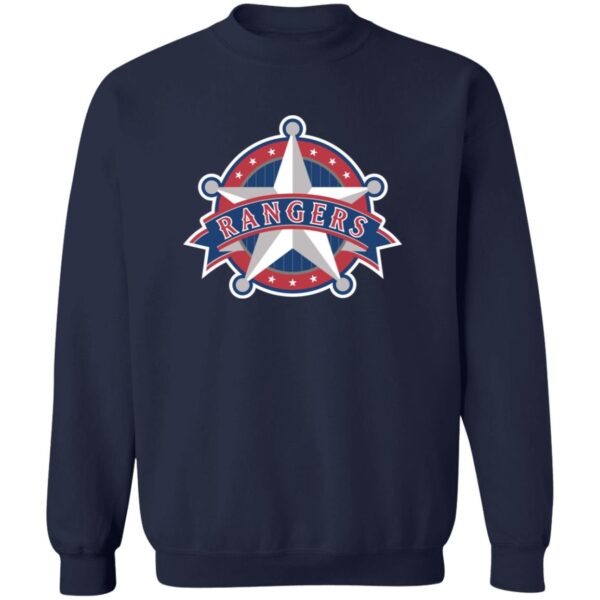 Texas Rangers Baseball Unisex Sizing Blend Material Crewneck Pullover Sweatshirt - Image 6