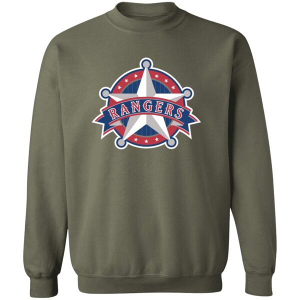 Texas Rangers Baseball Unisex Sizing Blend Material Crewneck Pullover Sweatshirt - Image 7