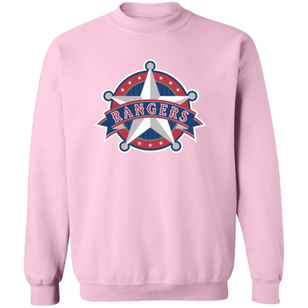 Texas Rangers Baseball Unisex Sizing Blend Material Crewneck Pullover Sweatshirt - Image 8