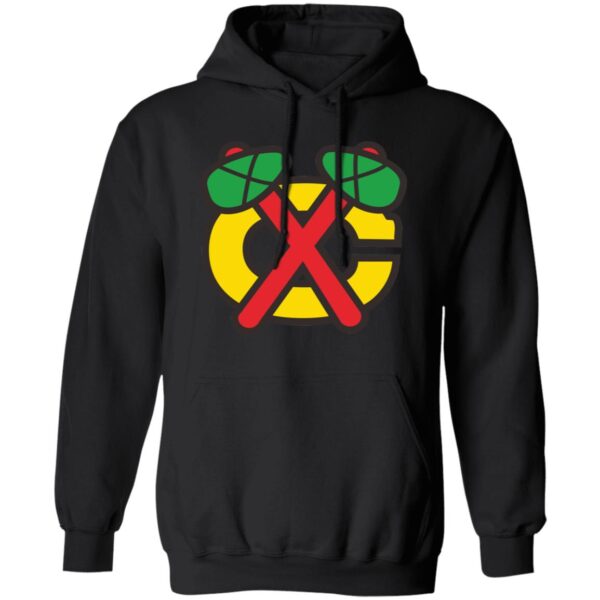 Chicago Blackhawks Ice hockey  Unisex Sizing Blend Material Pullover Hoodie - Image 4