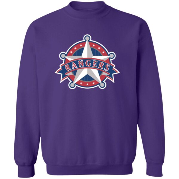 Texas Rangers Baseball Unisex Sizing Blend Material Crewneck Pullover Sweatshirt - Image 11