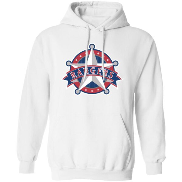 Texas Rangers Baseball Unisex Sizing Blend Material Pullover Hoodie - Image 3