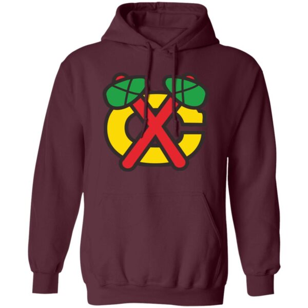 Chicago Blackhawks Ice hockey  Unisex Sizing Blend Material Pullover Hoodie - Image 8