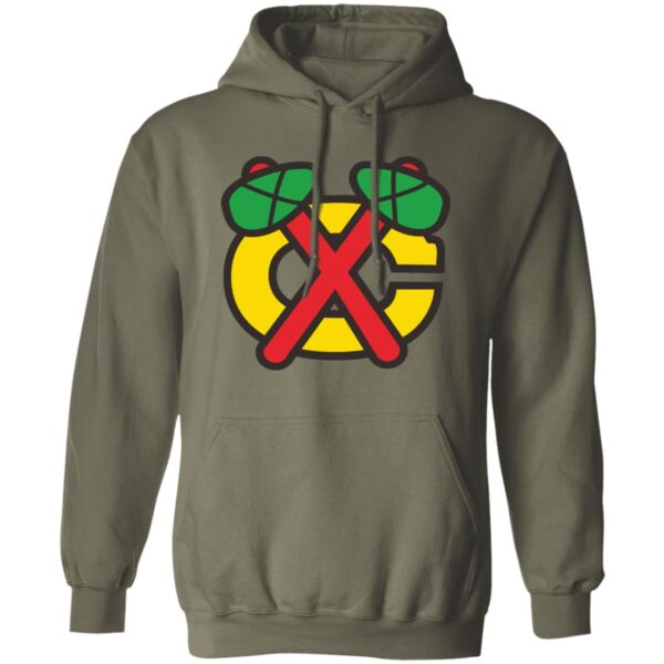 Chicago Blackhawks Ice hockey  Unisex Sizing Blend Material Pullover Hoodie - Image 9