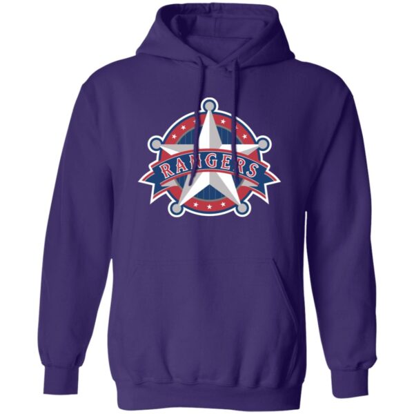 Texas Rangers Baseball Unisex Sizing Blend Material Pullover Hoodie - Image 11