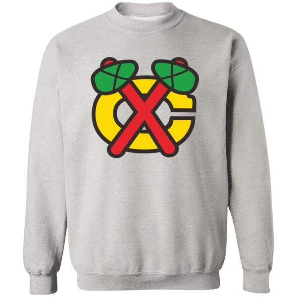 Chicago Blackhawks Ice hockey  Unisex Sizing Blend Material Crewneck Pullover Sweatshirt