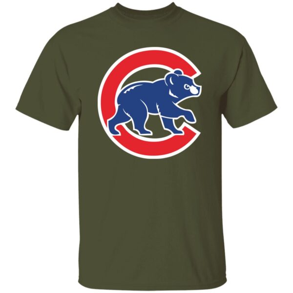 Chicago Cubs Baseball  Unisex Cotton. T-Shirt - Image 2