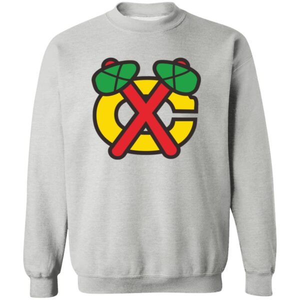 Chicago Blackhawks Ice hockey  Unisex Sizing Blend Material Crewneck Pullover Sweatshirt - Image 2