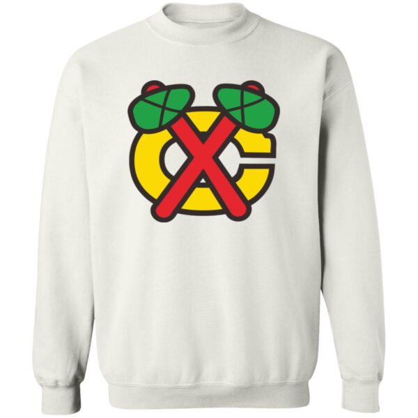 Chicago Blackhawks Ice hockey  Unisex Sizing Blend Material Crewneck Pullover Sweatshirt - Image 3