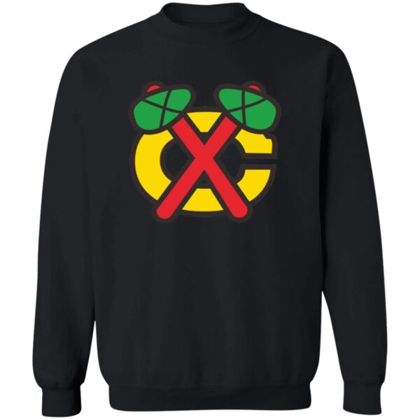 Chicago Blackhawks Ice hockey  Unisex Sizing Blend Material Crewneck Pullover Sweatshirt - Image 4