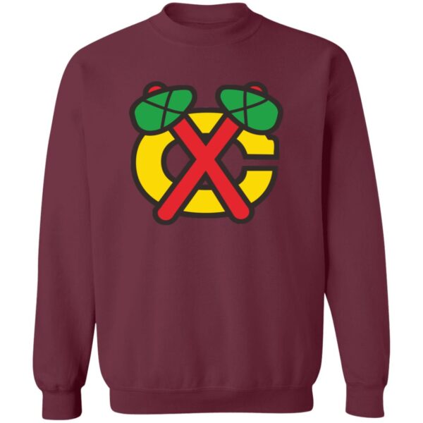 Chicago Blackhawks Ice hockey  Unisex Sizing Blend Material Crewneck Pullover Sweatshirt - Image 5