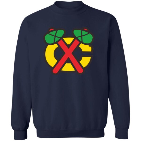 Chicago Blackhawks Ice hockey  Unisex Sizing Blend Material Crewneck Pullover Sweatshirt - Image 6