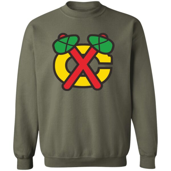 Chicago Blackhawks Ice hockey  Unisex Sizing Blend Material Crewneck Pullover Sweatshirt - Image 7