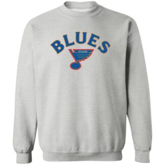 St. Louis Blues Ice hockey Unisex Sizing Blend Material Crewneck Pullover Sweatshirt