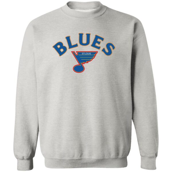 St. Louis Blues Ice hockey  Unisex Sizing Blend Material Crewneck Pullover Sweatshirt - Image 2