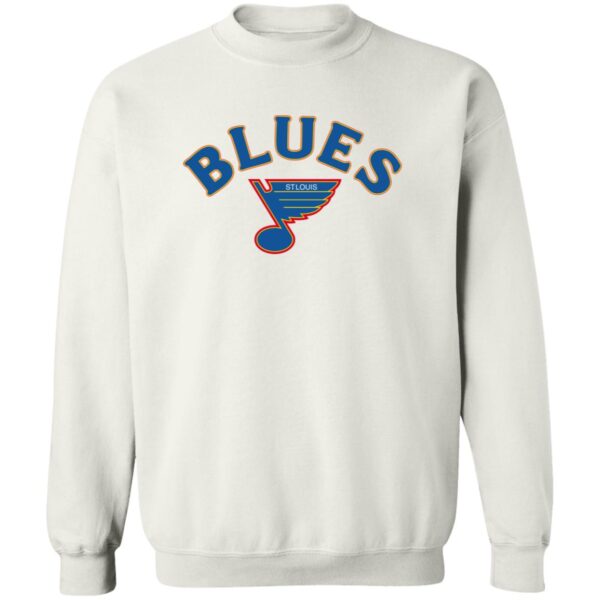 St. Louis Blues Ice hockey  Unisex Sizing Blend Material Crewneck Pullover Sweatshirt - Image 3