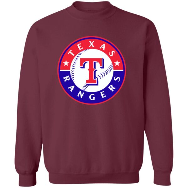 Texas Rangers Baseball Unisex Sizing Blend Material Crewneck Pullover Sweatshirt - Image 5