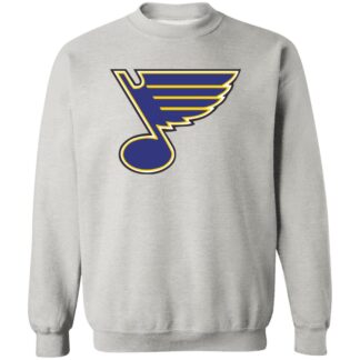 St. Louis Blues Ice hockey Unisex Sizing Blend Material Crewneck Pullover Sweatshirt