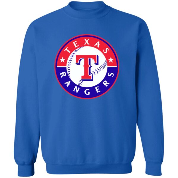 Texas Rangers Baseball Unisex Sizing Blend Material Crewneck Pullover Sweatshirt - Image 9