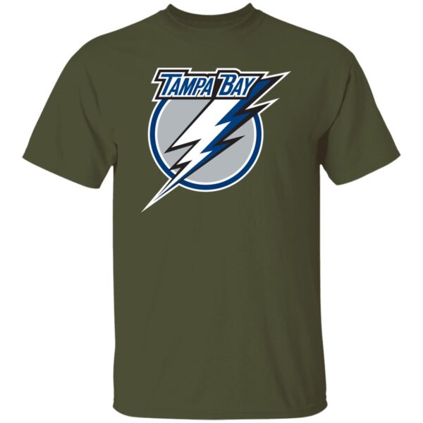 Tampa Bay Lightning Ice hockey  Unisex Cotton. T-Shirt - Image 2