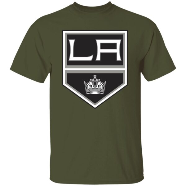 Los Angeles Kings Ice hockey  Unisex Cotton. T-Shirt - Image 2