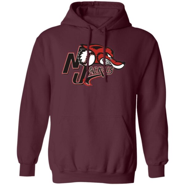 New Jersey Jackals Baseball  Unisex Sizing Blend Material Pullover Hoodie - Image 8