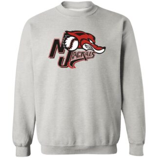 New Jersey Jackals Baseball Unisex Sizing Blend Material Crewneck Pullover Sweatshirt