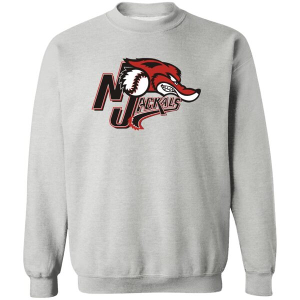 New Jersey Jackals Baseball  Unisex Sizing Blend Material Crewneck Pullover Sweatshirt - Image 2