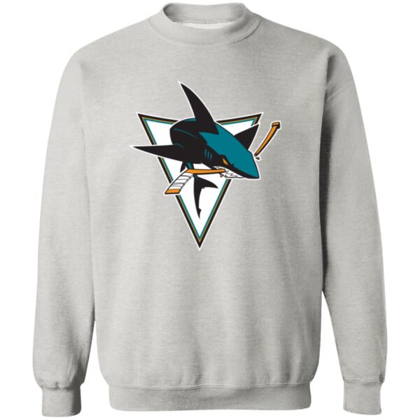 San Jose Sharks Ice hockey  Unisex Sizing Blend Material Crewneck Pullover Sweatshirt