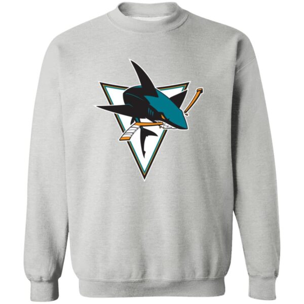 San Jose Sharks Ice hockey  Unisex Sizing Blend Material Crewneck Pullover Sweatshirt - Image 2