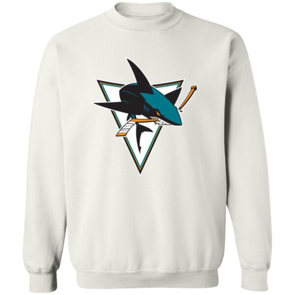 San Jose Sharks Ice hockey  Unisex Sizing Blend Material Crewneck Pullover Sweatshirt - Image 3