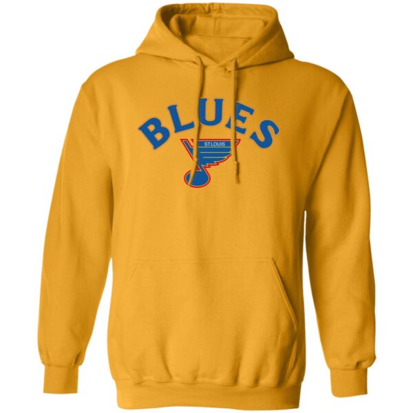 St. Louis Blues Ice hockey  Unisex Sizing Blend Material Pullover Hoodie - Image 4