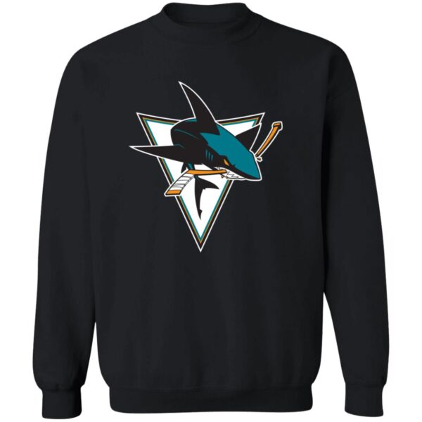 San Jose Sharks Ice hockey  Unisex Sizing Blend Material Crewneck Pullover Sweatshirt - Image 4