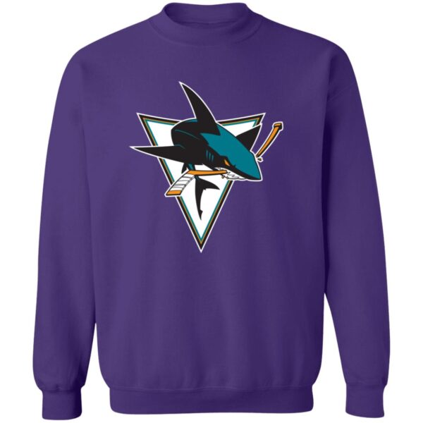 San Jose Sharks Ice hockey  Unisex Sizing Blend Material Crewneck Pullover Sweatshirt - Image 11