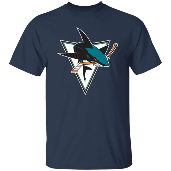 San Jose Sharks Ice hockey  Unisex Cotton. T-Shirt - Image 7