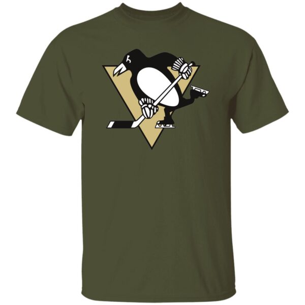 Pittsburgh Penguins Ice hockey  Unisex Cotton. T-Shirt - Image 2