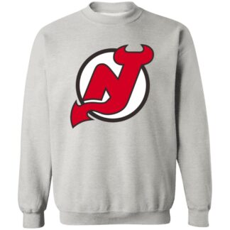 New Jersey Devils Ice hockey Unisex Sizing Blend Material Crewneck Pullover Sweatshirt