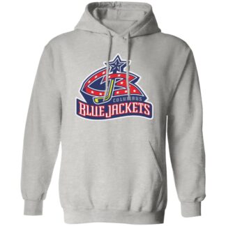 Columbus Blue Jackets Ice hockey Unisex Sizing Blend Material Pullover Hoodie