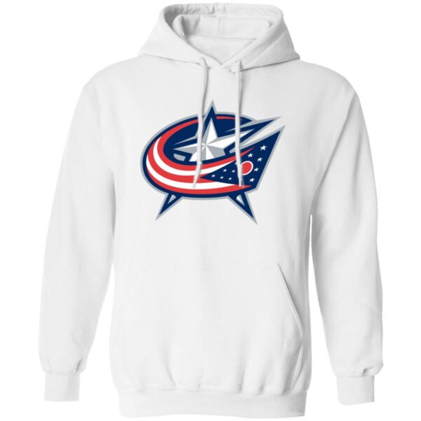 Columbus Blue Jackets Ice hockey Unisex Sizing Blend Material Pullover Hoodie - Image 3