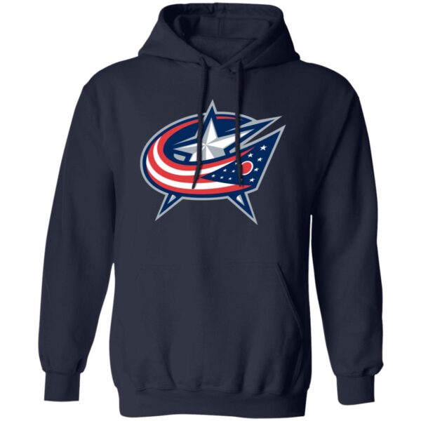 Columbus Blue Jackets Ice hockey Unisex Sizing Blend Material Pullover Hoodie - Image 5