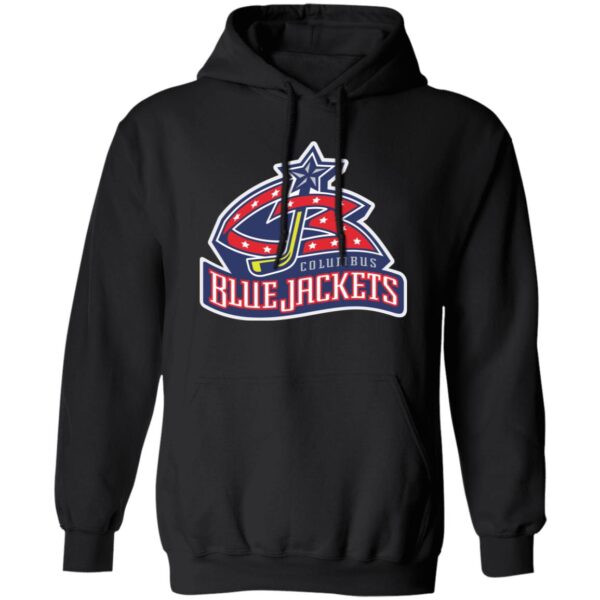 Columbus Blue Jackets Ice hockey  Unisex Sizing Blend Material Pullover Hoodie - Image 4