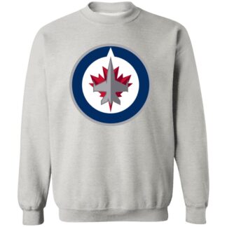 Winnipeg Jets Ice hockey Unisex Sizing Blend Material Crewneck Pullover Sweatshirt