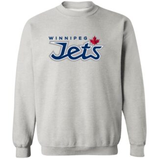 Winnipeg Jets Ice hockey Unisex Sizing Blend Material Crewneck Pullover Sweatshirt