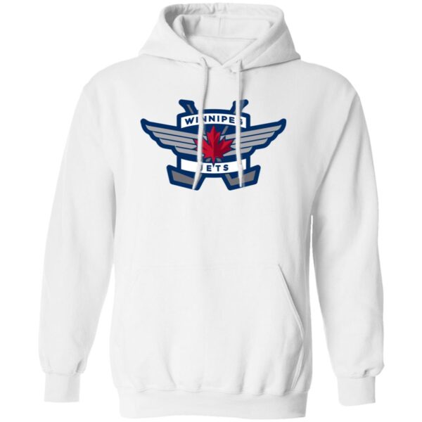 Winnipeg Jets Ice hockey  Unisex Sizing Blend Material Pullover Hoodie - Image 3