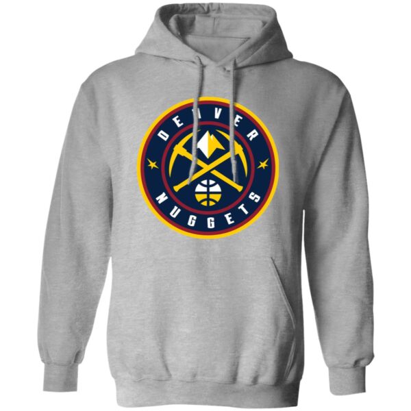 Denver Nuggets Basketball  Unisex Sizing Blend Material Pullover Hoodie - Image 2