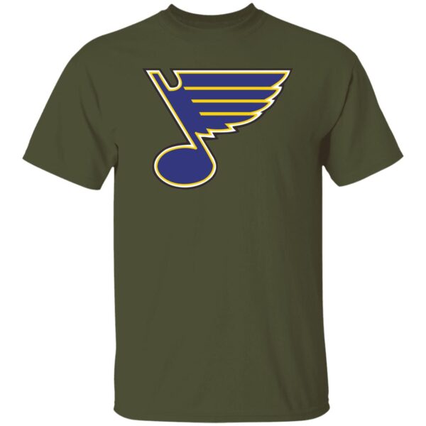 St. Louis Blues Ice hockey  Unisex Cotton. T-Shirt - Image 2